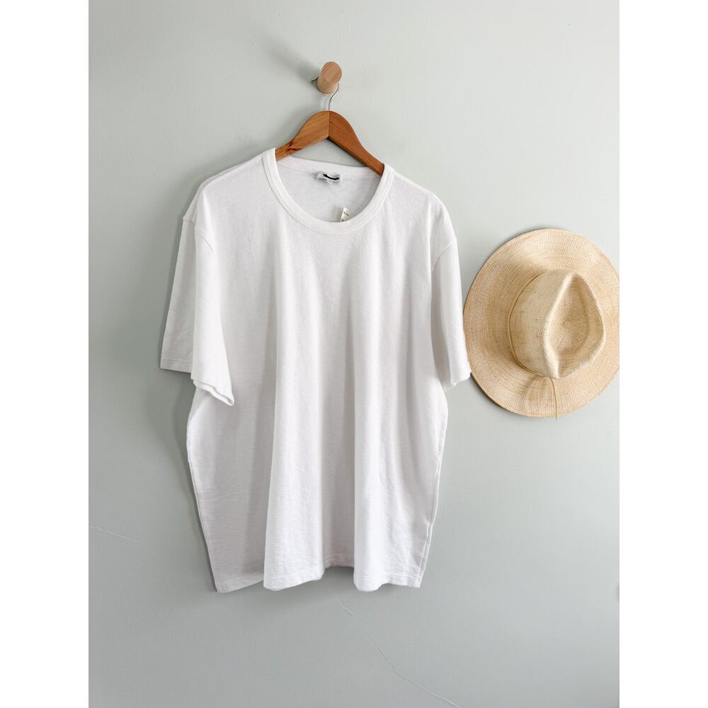 Madewell  | NWT Men's Heavyweight Slub Cotton Tee White | XXL